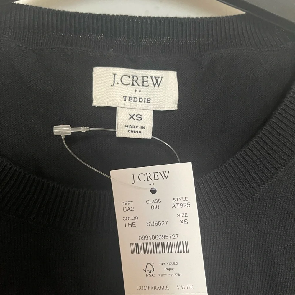 J. Crew Leopard-heart Teddie sweater - Picture 3 of 4